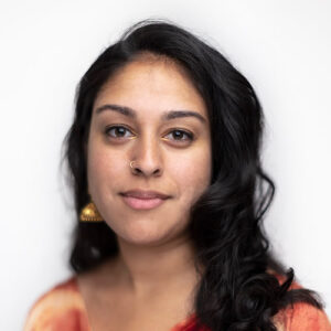 Esha Sarai as Laila Desai for the Rambling Roads Mysteries